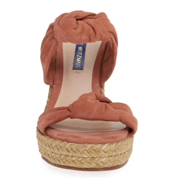 🆕 Stuart Weitzman Sarina Espadrille Wedge Slide - Picture 2 of 8